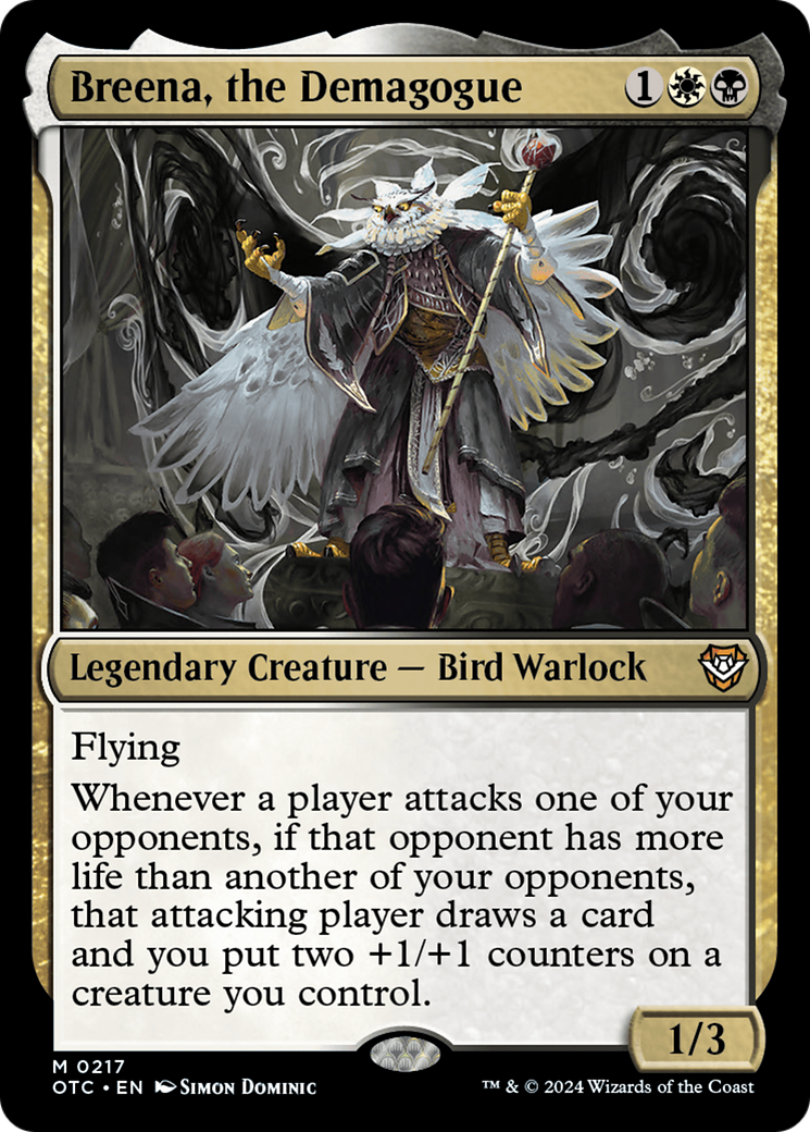 Breena, the Demagogue [Outlaws of Thunder Junction Commander] - Destination Retro