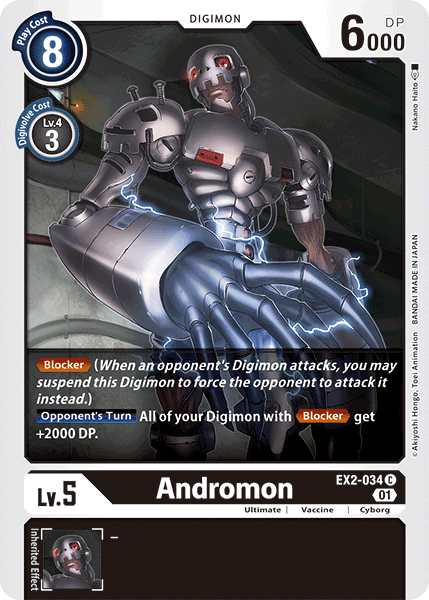 Andromon [EX2-034] [Digital Hazard] - Destination Retro