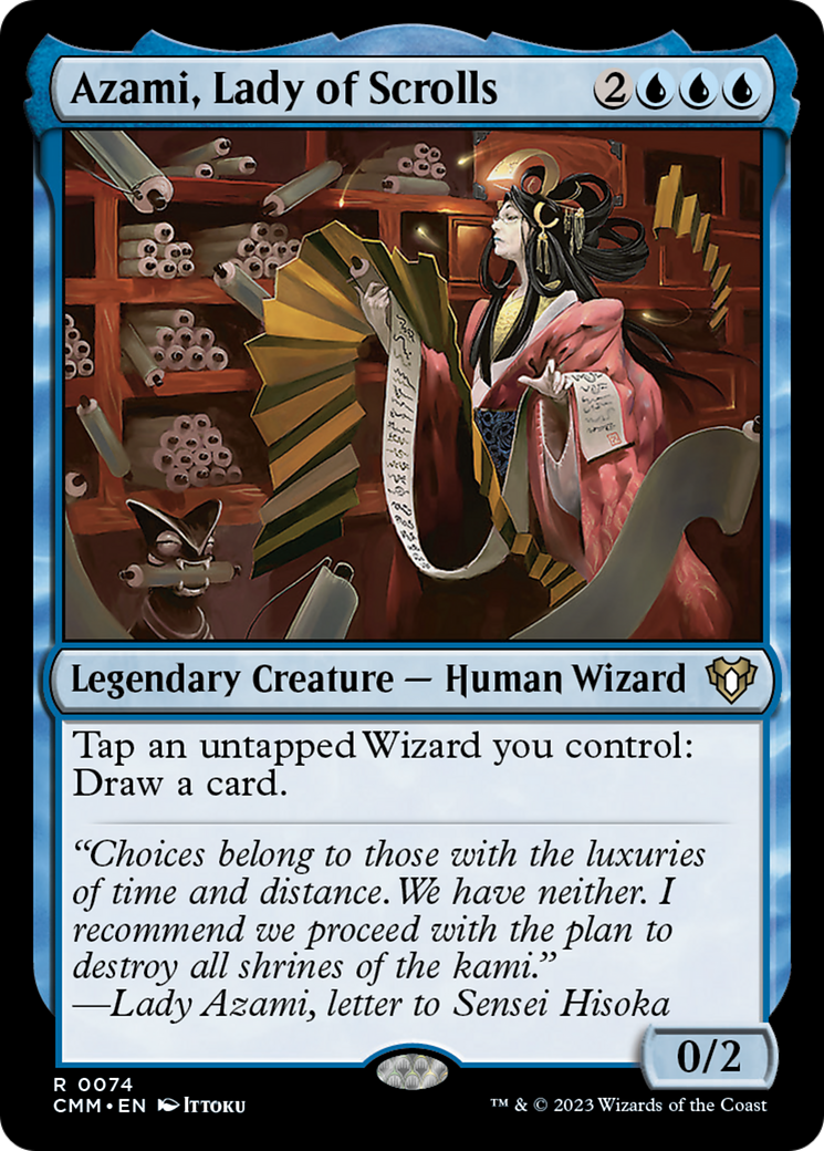 Azami, Lady of Scrolls [Commander Masters] - Destination Retro