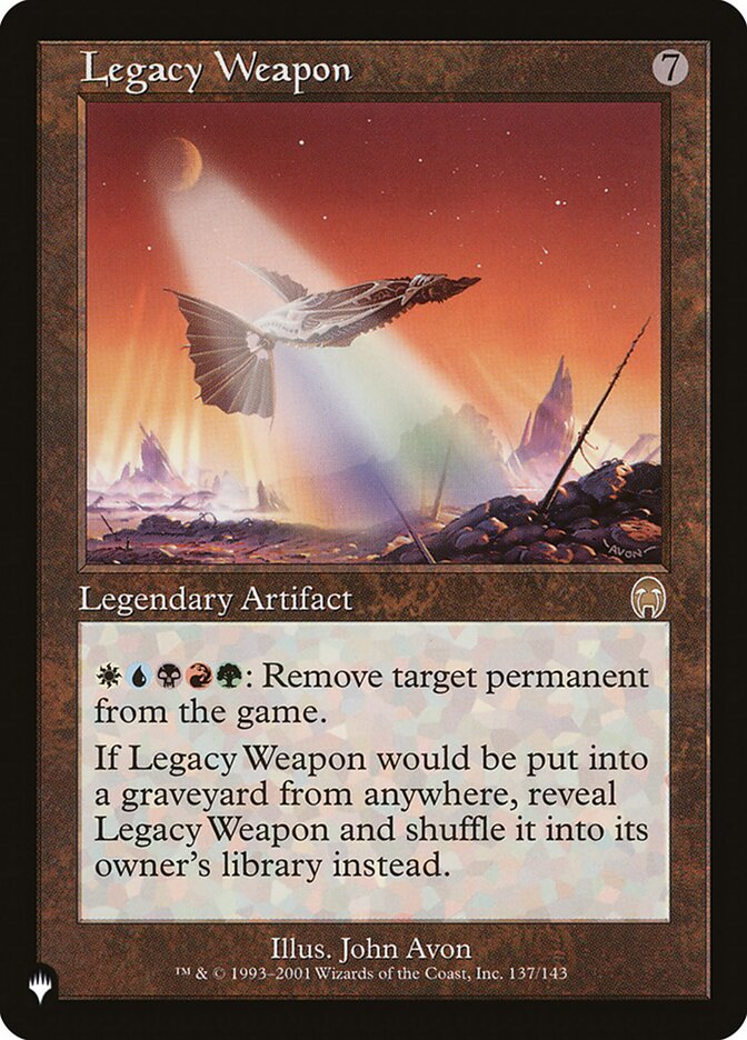 Legacy Weapon [The List] - Destination Retro