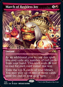 March of Reckless Joy (Showcase Soft Glow) [Kamigawa: Neon Dynasty] - Destination Retro