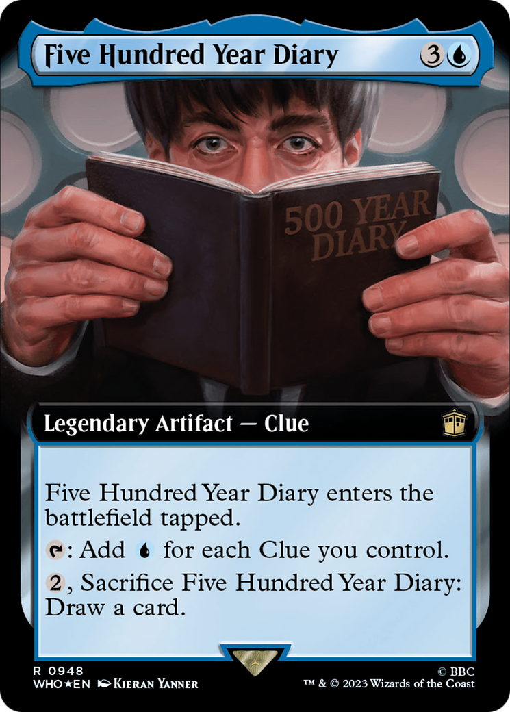 Five Hundred Year Diary (Extended Art) (Surge Foil) [Doctor Who] - Destination Retro