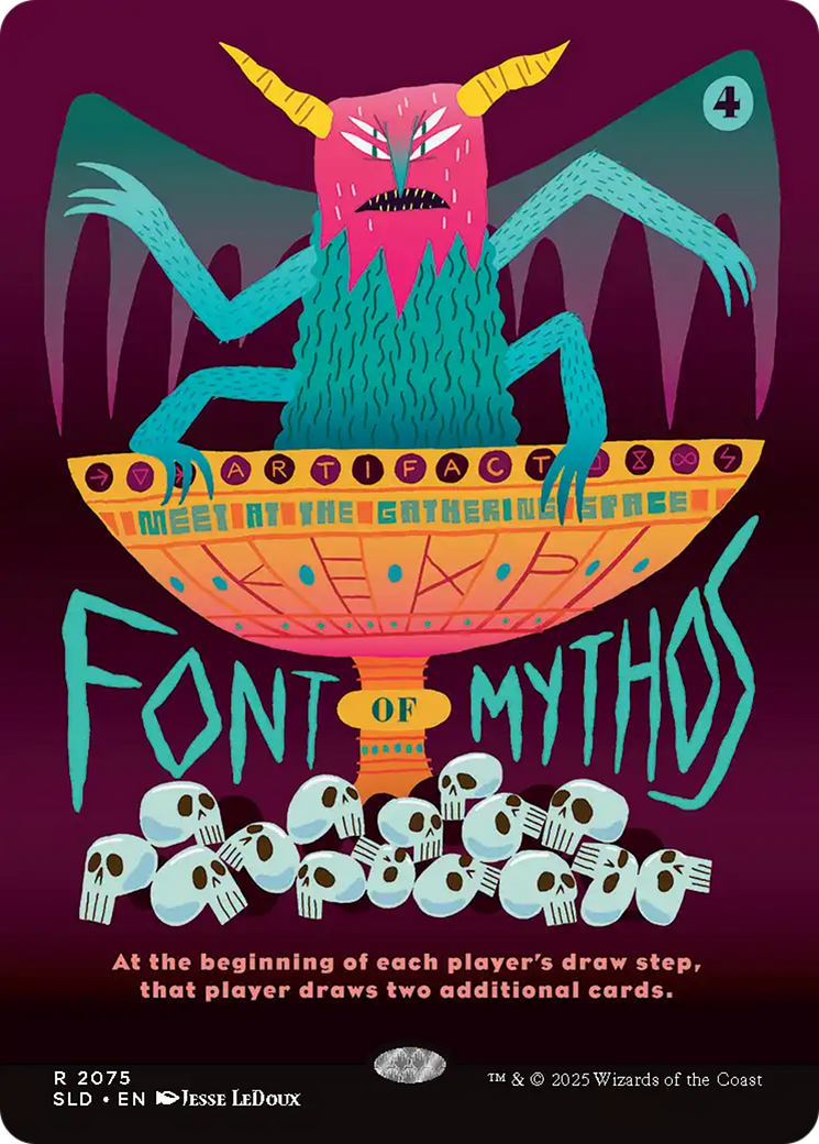 Font of Mythos (Rainbow Foil) [Secret Lair Drop Series] - Destination Retro