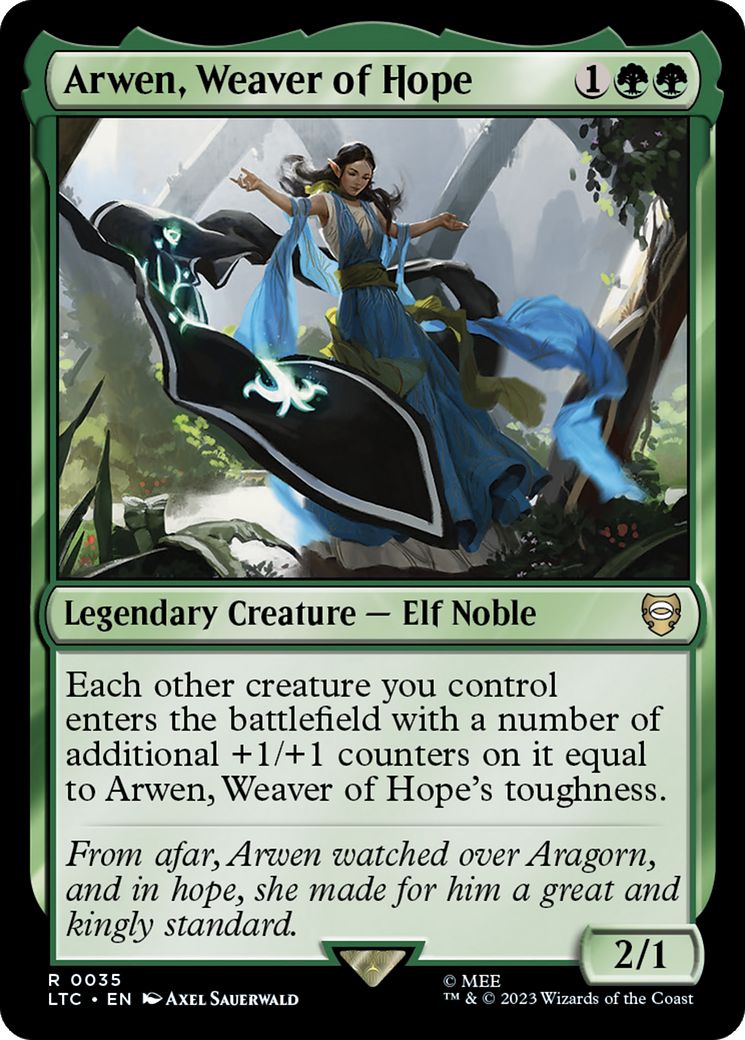 Arwen, Weaver of Hope [The Lord of the Rings: Tales of Middle-Earth Commander] - Destination Retro