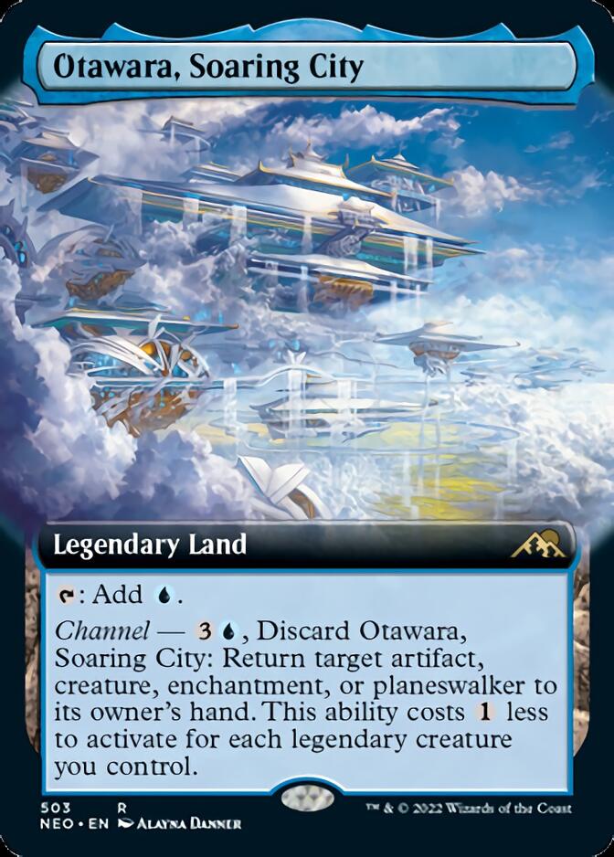 Otawara, Soaring City (Extended Art) [Kamigawa: Neon Dynasty] - Destination Retro