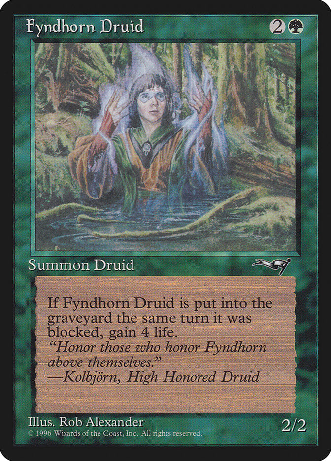 Fyndhorn Druid (Blue Flames) [Alliances] - Destination Retro