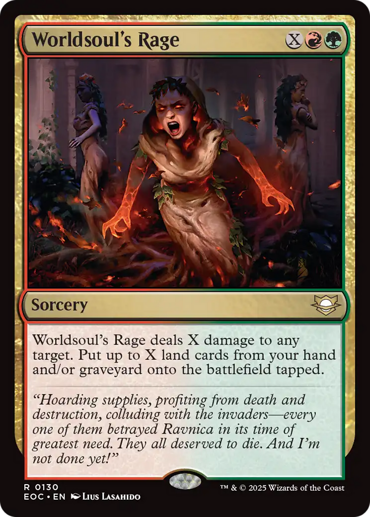 Worldsoul's Rage [Edge of Eternities Commander] - Destination Retro