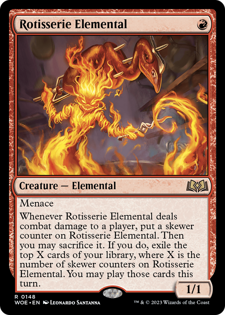 Rotisserie Elemental [Wilds of Eldraine] - Destination Retro