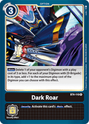 Dark Roar [BT4-110] [Great Legend] - Destination Retro