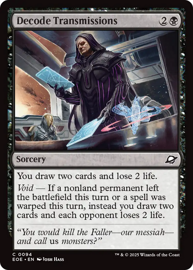 Decode Transmissions [Edge of Eternities] - Destination Retro