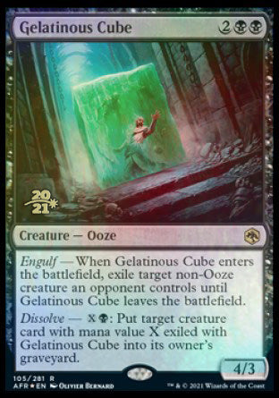 Gelatinous Cube [Dungeons & Dragons: Adventures in the Forgotten Realms Prerelease Promos] - Destination Retro