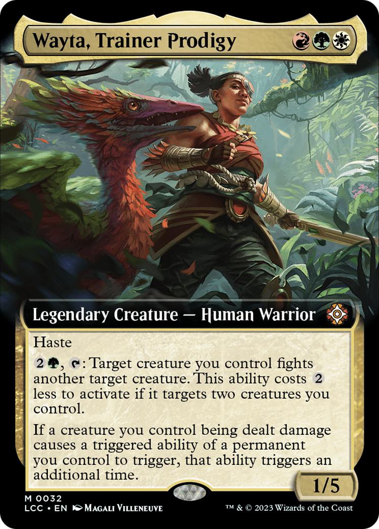 Wayta, Trainer Prodigy (Extended Art) [The Lost Caverns of Ixalan Commander] - Destination Retro