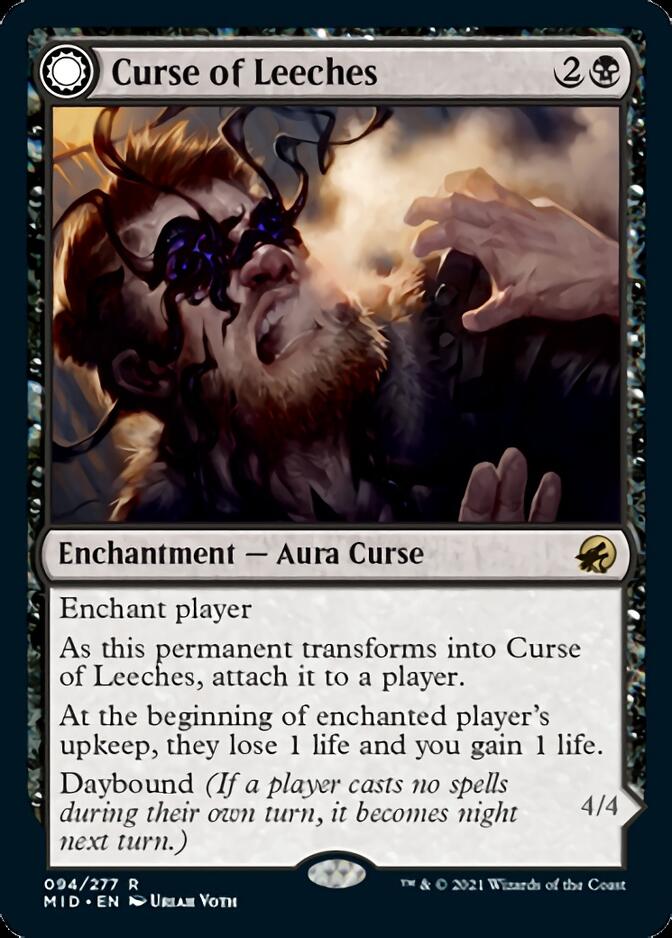 Curse of Leeches // Leeching Lurker [Innistrad: Midnight Hunt] - Destination Retro