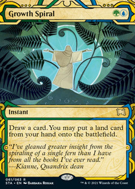 Growth Spiral (Foil Etched) [Strixhaven: Mystical Archive] - Destination Retro