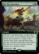 For the Ancestors (Extended Art) [Commander Masters] - Destination Retro