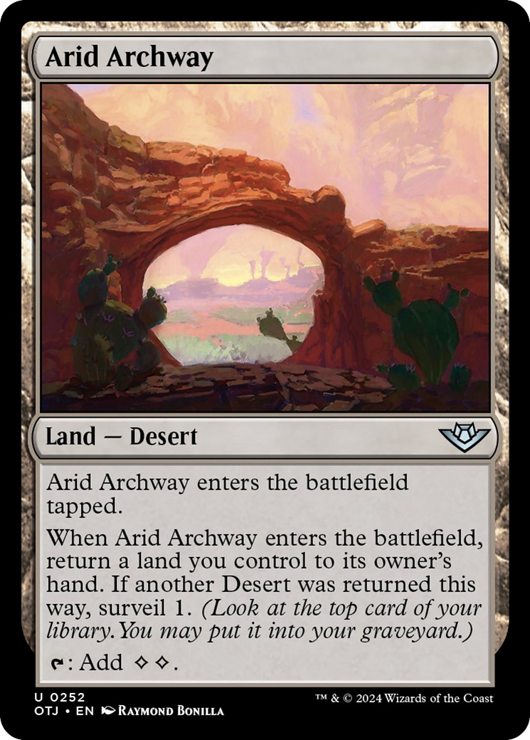 Arid Archway [Outlaws of Thunder Junction] - Destination Retro