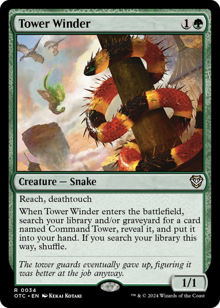Tower Winder [Outlaws of Thunder Junction Commander] - Destination Retro