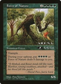 Force of Nature (Oversized) [Oversize Cards] - Destination Retro