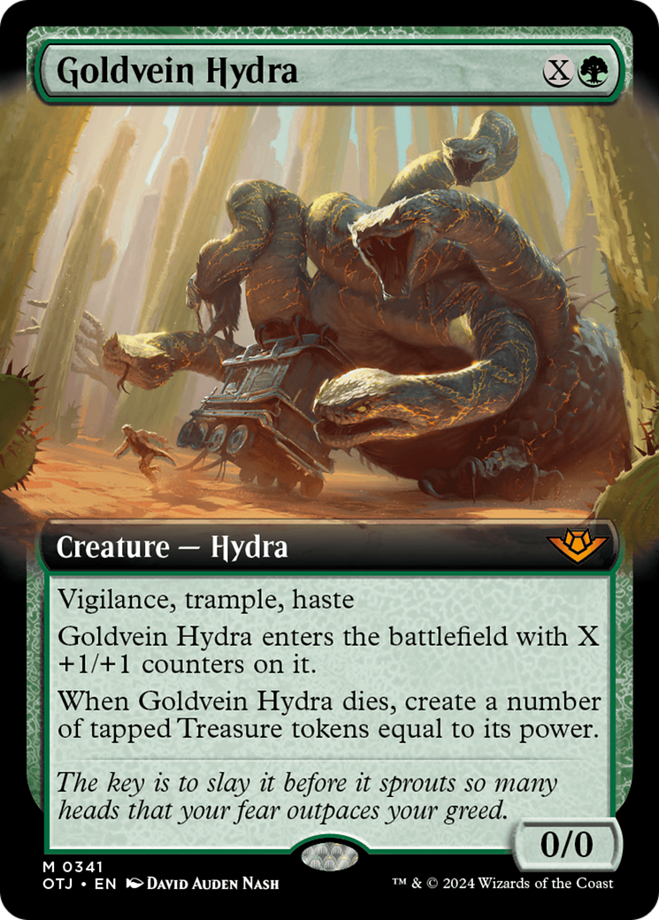 Goldvein Hydra (Extended Art) [Outlaws of Thunder Junction] - Destination Retro
