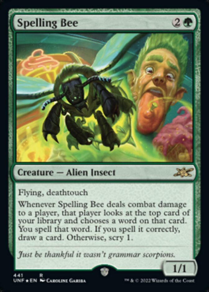 Spelling Bee (Galaxy Foil) [Unfinity] - Destination Retro