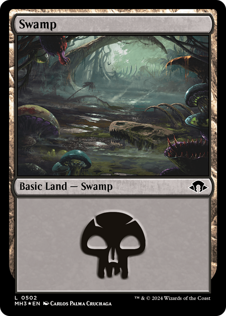 Swamp (0502) (Ripple Foil) [Modern Horizons 3] - Destination Retro