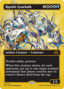 Riptide Gearhulk (Borderless) (First-Place Foil) [Aetherdrift] - Destination Retro