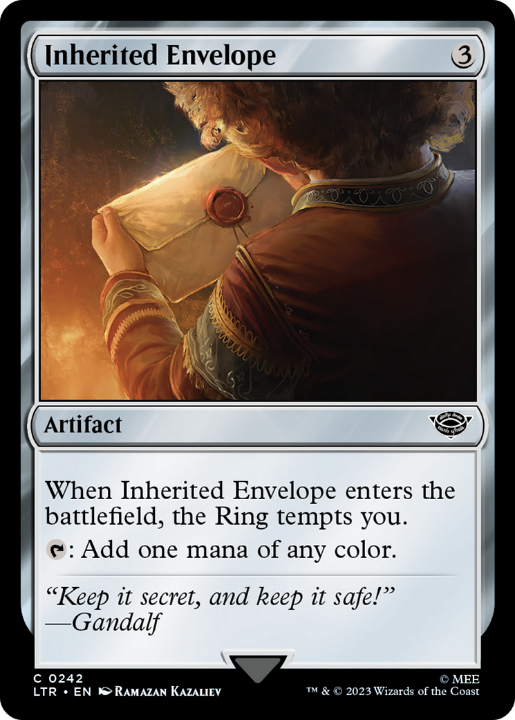 Inherited Envelope [The Lord of the Rings: Tales of Middle-Earth] - Destination Retro