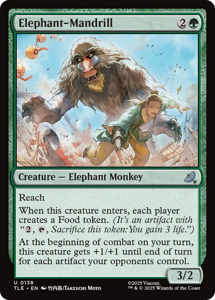 Elephant-Mandrill [Avatar: The Last Airbender: Eternal-Legal] - Destination Retro