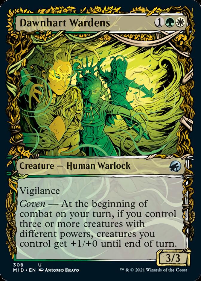 Dawnhart Wardens (Showcase Equinox) [Innistrad: Midnight Hunt] - Destination Retro