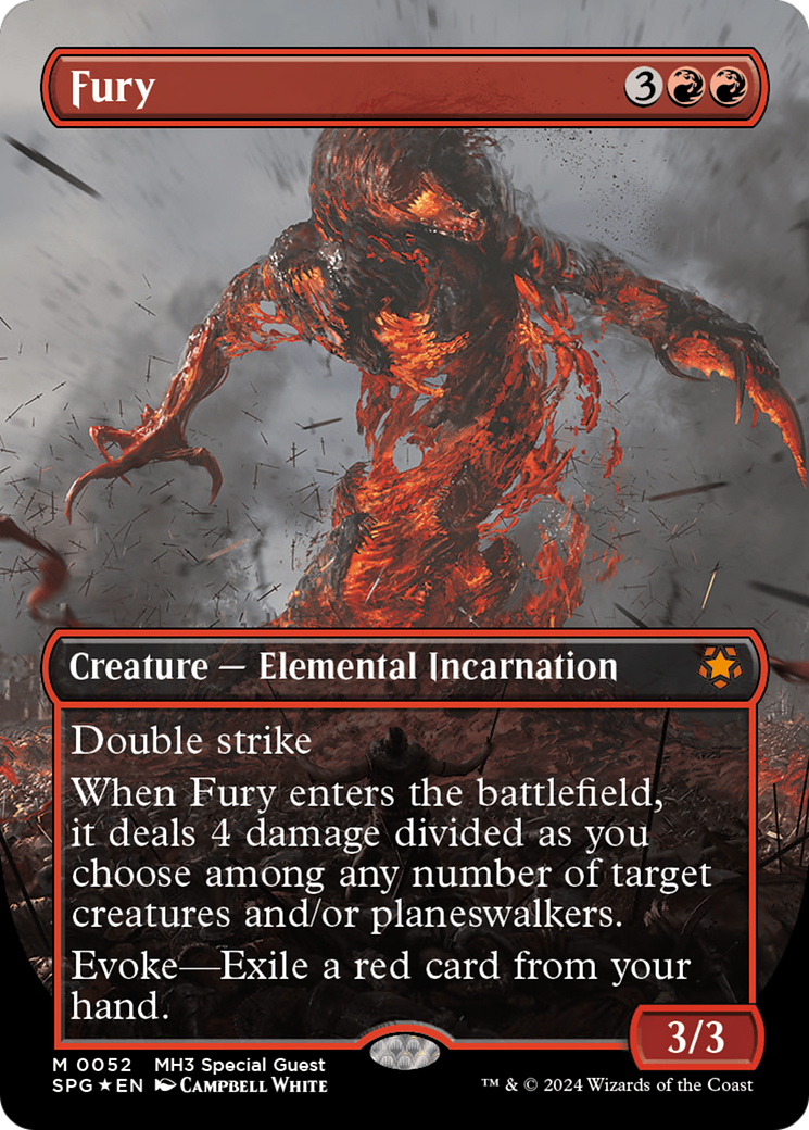 Fury (Borderless) (Textured Foil) [Modern Horizons 3 Special Guests] - Destination Retro