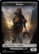 Elemental (9) // Zombie Double-Sided Token [March of the Machine Tokens] - Destination Retro