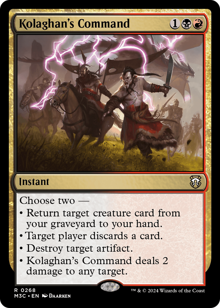 Kolaghan's Command [Modern Horizons 3 Commander] - Destination Retro