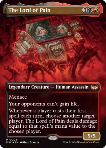 The Lord of Pain (Borderless) [Duskmourn: House of Horror Commander] - Destination Retro