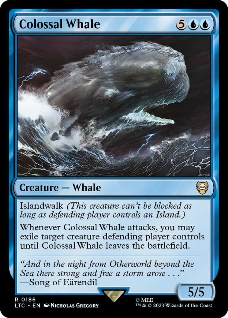 Colossal Whale [The Lord of the Rings: Tales of Middle-Earth Commander] - Destination Retro