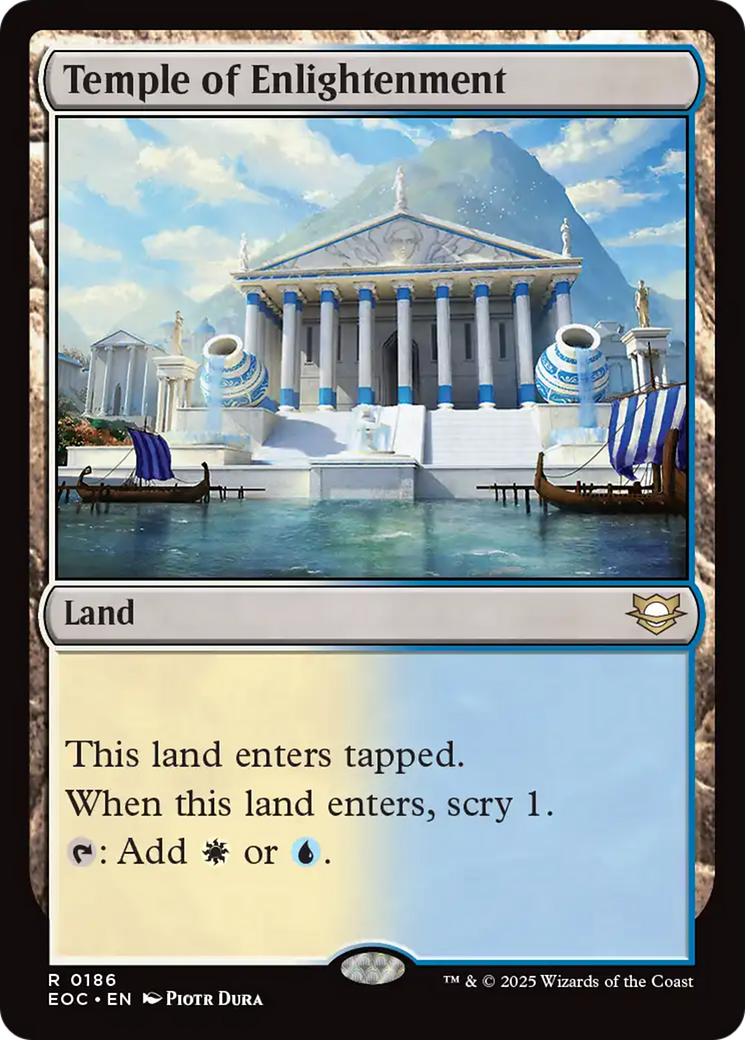 Temple of Enlightenment [Edge of Eternities Commander] - Destination Retro