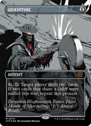 Grindstone (Textured Foil) [Outlaws of Thunder Junction: Breaking News] - Destination Retro