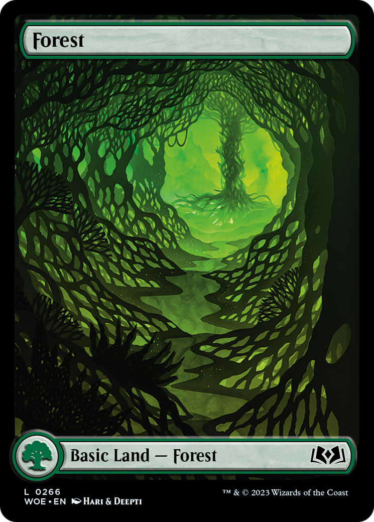 Forest (266) (Full-Art) [Wilds of Eldraine] - Destination Retro