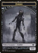 Zombie // Golem Double-Sided Token [Modern Horizons Tokens] - Destination Retro