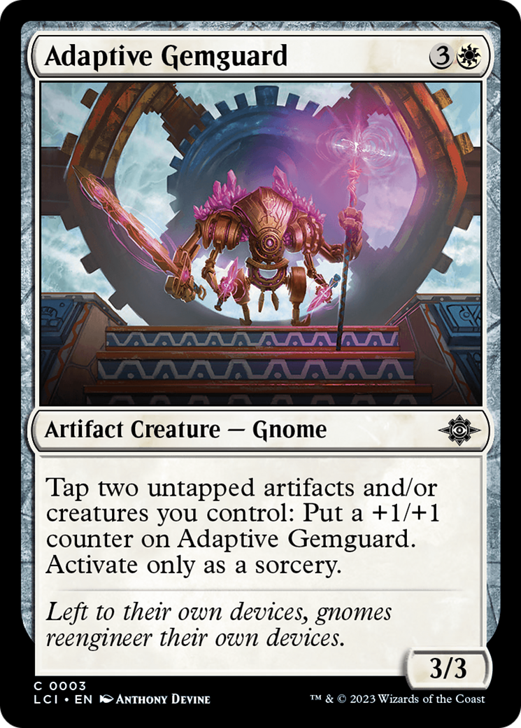 Adaptive Gemguard [The Lost Caverns of Ixalan] - Destination Retro