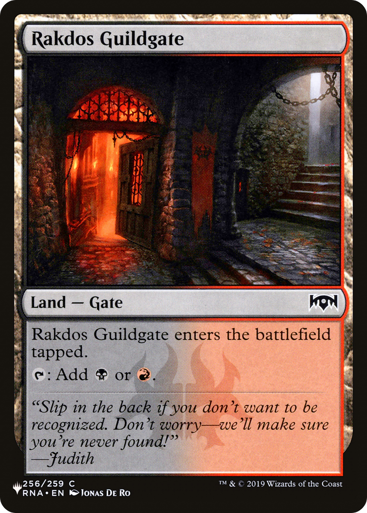 Rakdos Guildgate (256) [The List] - Destination Retro