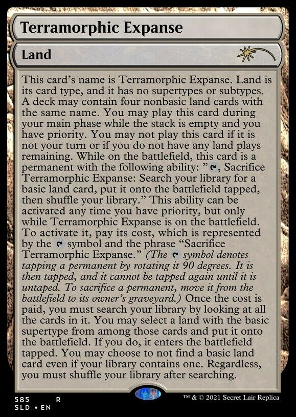 Terramorphic Expanse (Full Text) [Secret Lair Drop Promos] - Destination Retro