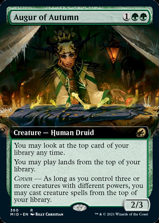 Augur of Autumn (Extended Art) [Innistrad: Midnight Hunt] - Destination Retro