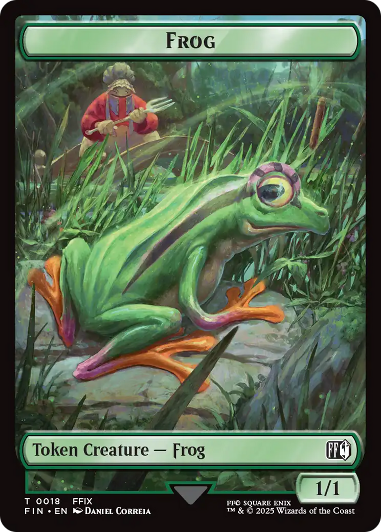 Hero (0009) // Frog Double-Sided Token [FINAL FANTASY Tokens] - Destination Retro