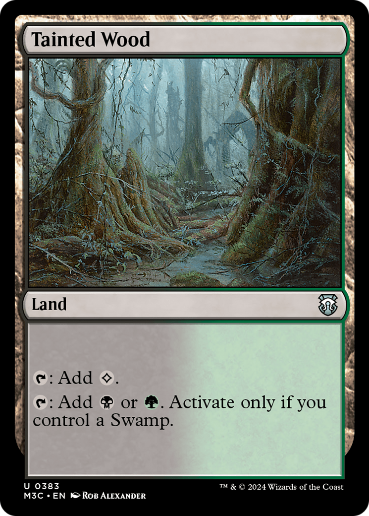 Tainted Wood (Ripple Foil) [Modern Horizons 3 Commander] - Destination Retro
