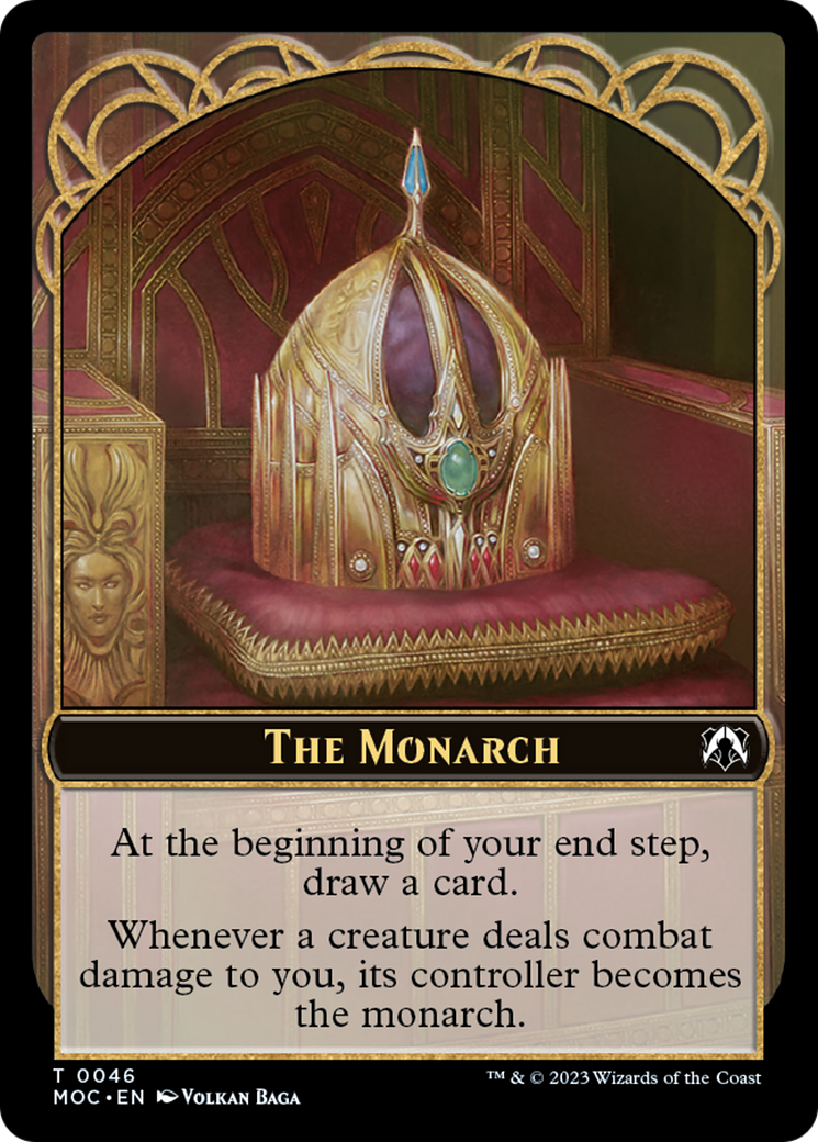 The Monarch // Shapeshifter Double-Sided Token [March of the Machine Commander Tokens] - Destination Retro