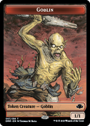 Goblin // Cat (003) Double-Sided Token [Dominaria Remastered Tokens] - Destination Retro