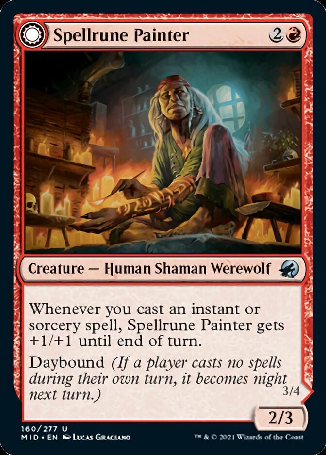 Spellrune Painter // Spellrune Howler [Innistrad: Midnight Hunt] - Destination Retro