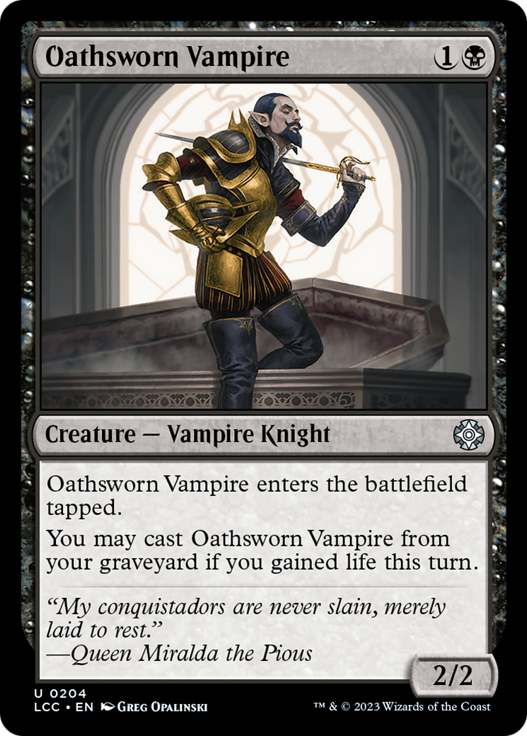 Oathsworn Vampire [The Lost Caverns of Ixalan Commander] - Destination Retro