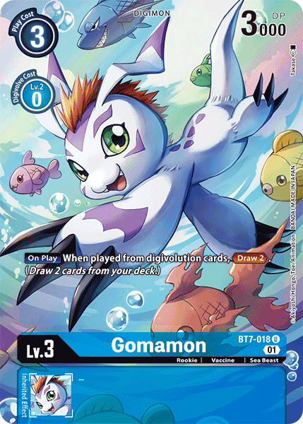 Gomamon [BT7-018] (Alternate Art) [Next Adventure] - Destination Retro