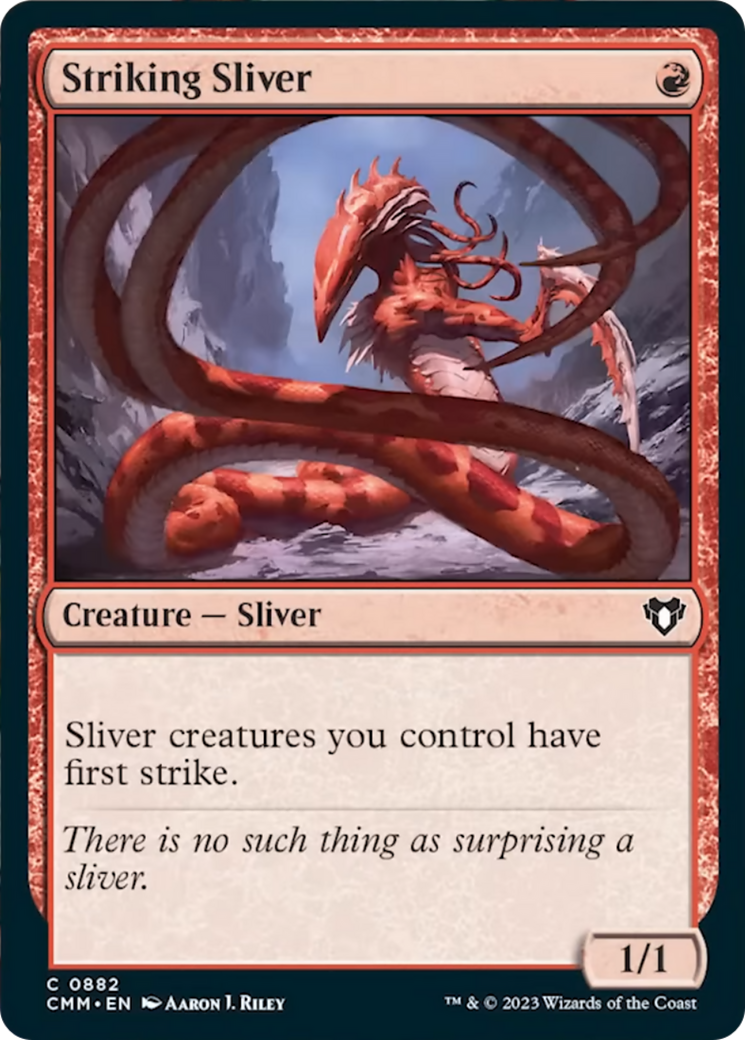 Striking Sliver [Commander Masters] - Destination Retro